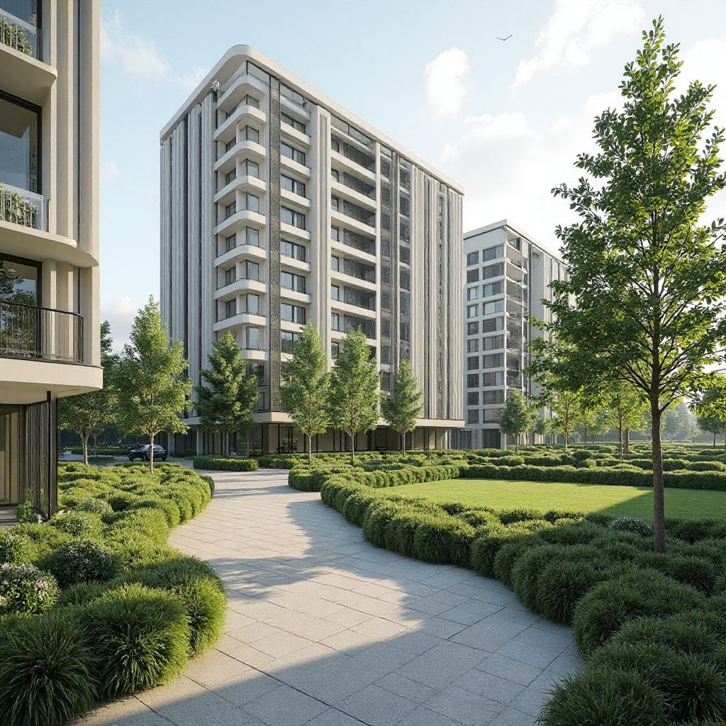 Design peisagistic pentru spațiu comercial